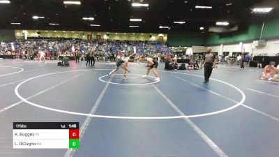 175 lbs Round Of 128 - Kellen Buggey, PA vs Levi DiCugno, WA