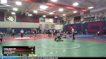 160 lbs Champ. Round 1 - Ryuto Peery, Helix Charter vs Cole Sinclair, St. Augustine