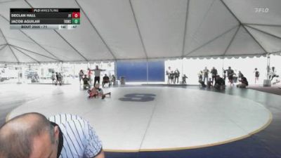 71 lbs Champ. Round 1 - Jacob Aguilar, Total Kaos Wrestling Club vs Declan Hall, Jurupa Valley