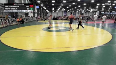 127 lbs Rr Rnd 1 - Khaleb Afanador, Steel Valley Renegades vs Dustin Goodlin, Micky's Maniacs Grey