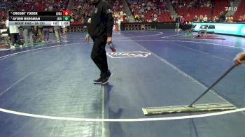 1A-120 lbs Cons. Semi - Crosby Yoder, Logan-Magnolia vs Ayden Bergman, Jesup