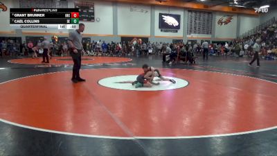 74 lbs Quarterfinal - Cael Collins, DC Elite vs Grant Brunner, Indee Mat Club
