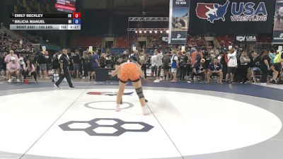 145 lbs Semis - Emily Beckley, Oklahoma vs Belicia Manuel, Michigan
