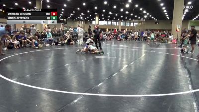 65 lbs Round 4 (6 Team) - Lincoln Taylor, Alabama Elite Black vs Dawsyn Brooks, Rabbit WC