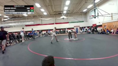 106 lbs Finals (8 Team) - Mason Jolley, DouglasWY vs Gabe Hagen, Wheatland