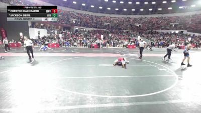 115 lbs Cons. Round 2 - Preston Hackbarth, Sussex Sabercats Wrestling Club vs Jackson Seidl, Auburndale
