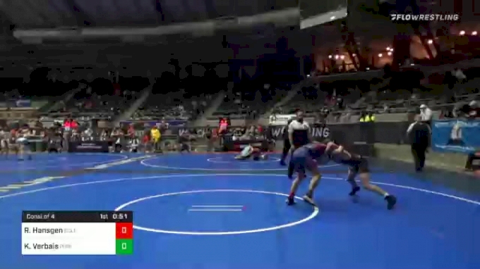 110 lbs Consolation - Riggins Hansgen, Collin Palmer Wrestling Academy ...