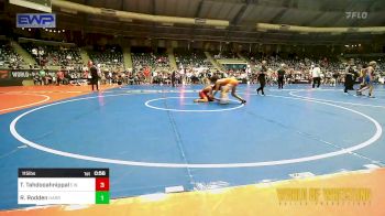 115 lbs Quarterfinal - Talon Tahdooahnippah, Elgin Wrestling vs Ryatt Rodden, Harrah Little League Wrestling