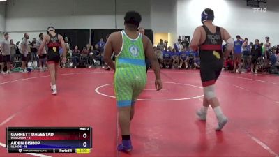 250 lbs Placement Matches (8 Team) - Garrett Dagestad, Wisconsin vs Aiden Bishop, Illinois