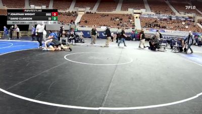 150-D2 Champ. Round 1 - David Clawson, Buena High School vs Jonathan Wright, Desert Mountain High School