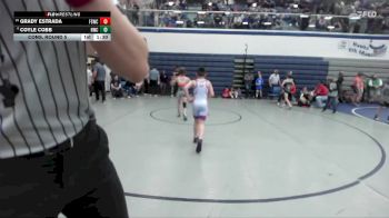 85 lbs Cons. Round 5 - Coyle Cobb, Homedale Wrestling Club vs Grady Estrada, Fighting Squirrels Wrestling Club