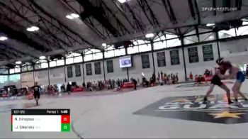 107-120 lbs Cons. Semi - Joseph Sikorsky, Greg Gomez Trained vs Nicholas Hinojosa, Oak Park River Forest H.S.