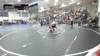 126 lbs Cons. Round 7 - Alek Ramirez, Laguna Beach vs Joseph Gonzales, Huntington Beach