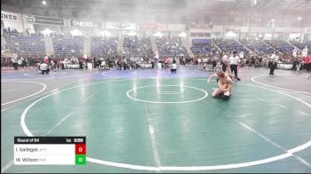 126 lbs Round Of 64 - Isaiah Gallegos, Jefferson vs Wylee Willson, Pinedale Pummelers WC