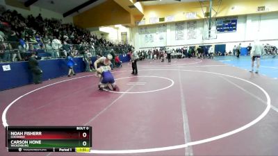 190 lbs Quarterfinal - Carson Hone, Wickenburg vs Noah Fisherr, Coconino