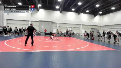 157 lbs Cons. Round 3 - Jacob Ramirez, CA vs Brody Lewis, TN