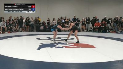 120 lbs Champ. Rd Of 32 - Savannah Bell, South Dakota vs Bella Arellano-Gandy, Westside Wrestling Club