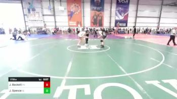 170 lbs Round Of 32 - Jon Beckett, PA vs JT Spence, SC