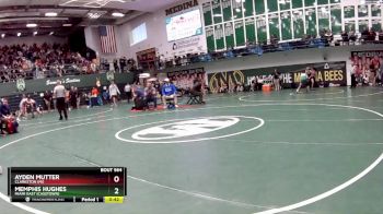 132 lbs Cons. Round 4 - Memphis Hughes, Miami East (Casstown) vs Ayden Mutter, Clarkston (MI)