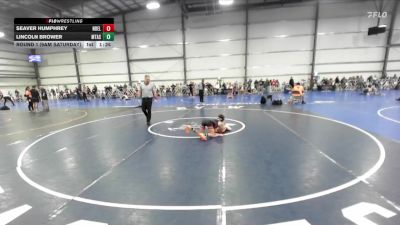 76 lbs Round 1 (9am Saturday) - Lincoln Brower, Mat Assassins vs Seaver Humphrey, Nebraska Elite