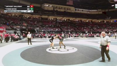 285 lbs Cons. Sub-quarters - Tyson Keyes, Hil. Darby vs Anthony Galloway, John Adams