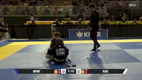 Blake vs Antony 2025 Pan Kids Jiu-Jitsu IBJJF Championship