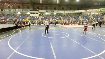 61 lbs Round Of 16 - Kasseus DeLaRosa, Valley Bad Boys vs Xander Marquez, San Luis Valley WC