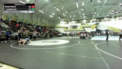 177 lbs Champ. Round 2 - Isaiah Boelk, Helix Charter vs Lawson Fry, La Costa Canyon