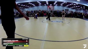 83 lbs Cons. Round 1 - Quintin Hunt, Manassas vs Alexander Cholakis, Ranger Wrestling Club