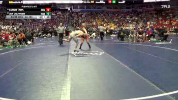 2A-190 lbs Champ. Round 1 - Lohen Tank, NH/TV vs Jay Georgen, West Delaware, Manchester