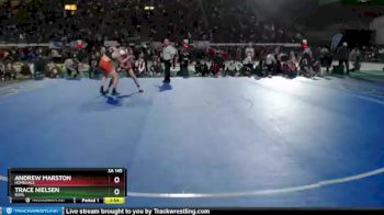 3A 145 lbs Champ. Round 1 - Andrew Marston, Homedale vs Trace Nielsen, Buhl