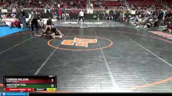 138 lbs 7th Place Match - Matthew Foil, Lumberton vs Landen Nelson, Hoke County