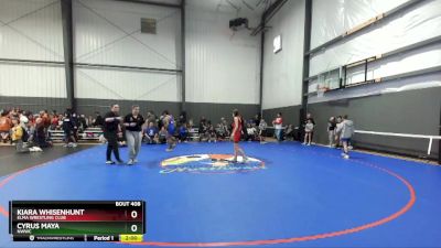 119 lbs Cons. Round 2 - Kiara Whisenhunt, Elma Wrestling Club vs Cyrus Maya, NWWC