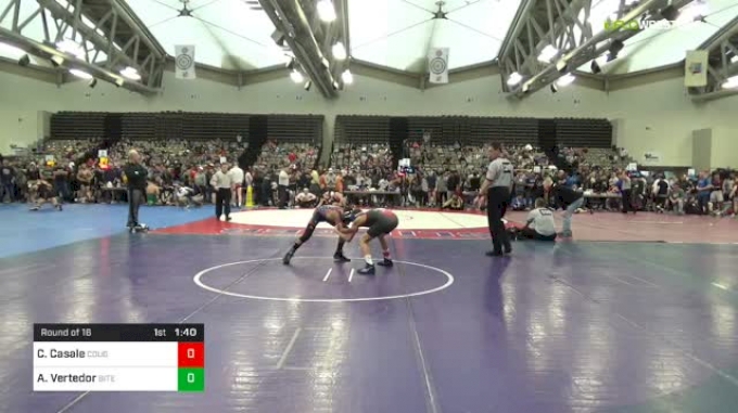 102 lbs Round Of 16 - Chris Casale, Cougars vs Alex Vertedor, Bitetto ...