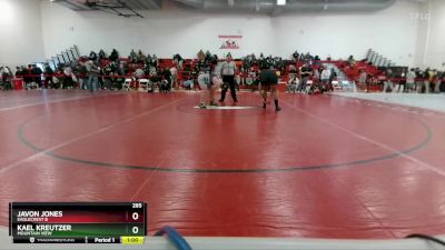 285 lbs Cons. Round 2 - Javon Jones, Eaglecrest B vs Kael Kreutzer, Mountain View