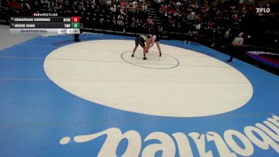 4A 285 lbs Quarterfinal - Jesse King, Timpanogos vs Jonathan Herring, Mountain View