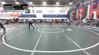 105 lbs Champ. Round 2 - Scarlett Lloyd, Eleanor Roosevelt vs Weidong Cao, Rosemead