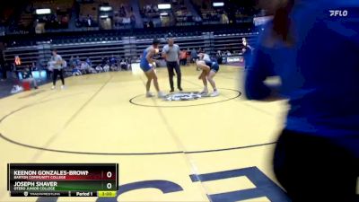 174 lbs Cons. Round 1 - Joseph Shaver, Otero Junior College vs Keenon Gonzales-Brown, Barton Community College