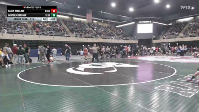 110 lbs Round Of 16 - Jack Miller, Mount Holly Springs vs Jayden Brink, Berwick