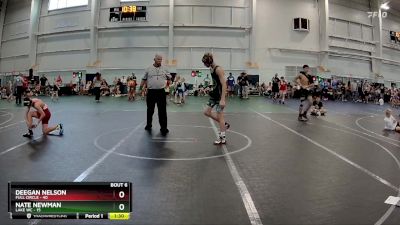 120 lbs Round 2 (8 Team) - Nate Newman, Lake WC vs Deegan Nelson, Full Circle