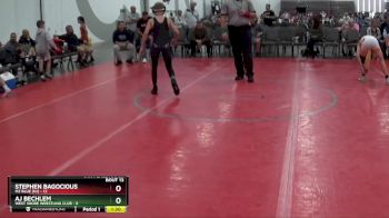 85 lbs Placement Matches (8 Team) - Stephen Bagocious, M2 Blue (NJ) vs AJ BECHLEM, West Shore Wrestling Club