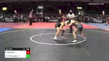 130 lbs Quarterfinal - Keyla Martinez, Nxt Level Wr Ac vs Skyla Philpot-Fernandez, Gold Rush