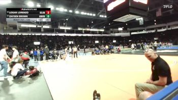 138 lbs Cons. Round 2 - Zayden Brown, Auburn Mountainview vs Logan Lorenzo, Bellevue