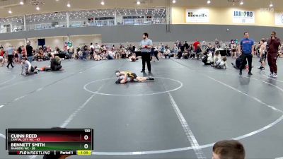 130 lbs Round 2 (6 Team) - Cuinn Reed, Capital City WC vs Bennett Smith, Rangers WC