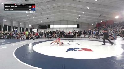 67 lbs Champ. Round 2 - Avery Wright, The Academy Wrestling Club vs Mia Kerr, Roundtree Wrestling Academy