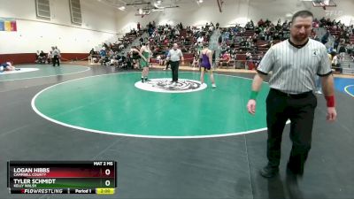 175 lbs Cons. Round 1 - Tyler Schmidt, Kelly Walsh vs Logan Hibbs, Campbell County