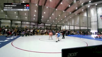 Junior Boys FS - 126 lbs Champ. Round 2 - Brycen Dawley, WA vs Liam Dolan, CO