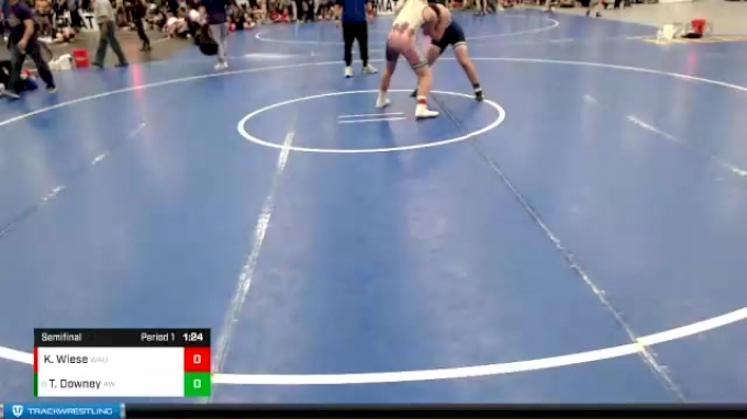 182-195 lbs Semifinal - Trey Downey, Arapahoe Warriors vs Kreyton Wiese ...