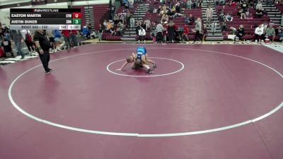 132 lbs Cons. Sub-semis - Easton Martin, Centennial Youth Wrestling vs Justin Dukes, Summit Wrestling Academy