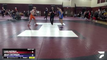16U-6 lbs Round 1 - Cash Hatfield, Big Game Wrestling Club vs Brady Patterson, Benton Community Wrestling Clu